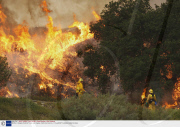 Wildfire in Angeles National Forest, Los Angeles, California, America - 31 Aug 2009