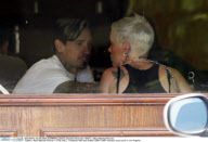 EXCL.: Lovebirds PINK and hubby COREY HART having a cozy lunch in Los Angeles