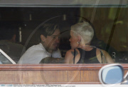 EXCL.: Lovebirds PINK and hubby COREY HART having a cozy lunch in Los Angeles