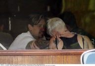 EXCL.: Lovebirds PINK and hubby COREY HART having a cozy lunch in Los Angeles