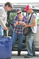 Ashley Gtreene Departs Vancouver with the Pooch and a Heart Ring
