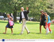 President Barack Obama and Family Returning to the White House, Washington DC, America - 06 Sep 2009