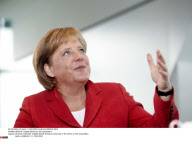 BERLIN: Angela Merkel at the chancellery
