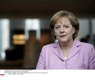 BERLIN: Angela Merkel at the chancellery
