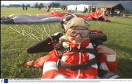 Tom Hayes, Youngest Skydiver in the UK, Sawston, Cambs, Britain - 08 Sep 2009