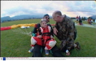 Tom Hayes, Youngest Skydiver in the UK, Sawston, Cambs, Britain - 08 Sep 2009