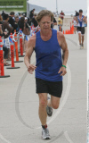 Actress TERI HATCHER with funny diving goggles spotted at the Nautica Malibu Triathlon