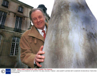 ALBERT UDERZO CO CREATOR OF ASTERIX THE GAUL BOOKS, FRANCE - 2000