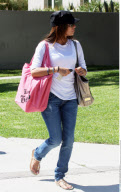 Actress EVA LONGORIA got pulled over by the police for driving with tinted windows