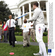 Event Supporting the Candidacy of the City of Chicago as the City Host for the Summer Olympic Games 2016, South Lawn of the White House, Washington DC, America - 16 Sep 2009