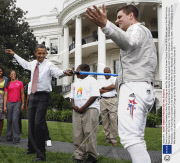 Event Supporting the Candidacy of the City of Chicago as the City Host for the Summer Olympic Games 2016, South Lawn of the White House, Washington DC, America - 16 Sep 2009