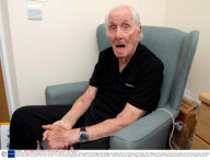 Great Train Robber Ronnie Biggs at his nursing home in Barnet, London, Britain - 28 Aug 2009