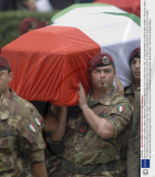 State funeral for six Italian soldiers killed in Afghanistan, Basilica of San Paolo Fuori Le Mura, Rome, Italy - 21 Sep 2009