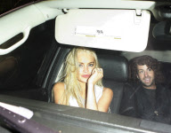EXCLUSIVE Lindsay Lohan drinking beer in the car at 3:30 am