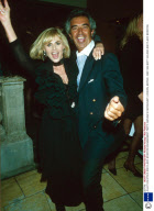 JULIA THOLSTRUP AND FLAVIO BRIATORE ENGAGEMENT PARTY, DAPHNE'S RESTAURANT, LONDON, BRITAIN - MAR 1994