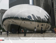 IL: ANIS KAPOOR CLOUD GATE SCULPTURE IN CHICAGO