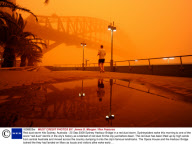 Red dust storm hits Sydney, Australia - 23 Sep 2009