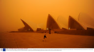 Red dust storm hits Sydney, Australia - 23 Sep 2009