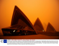 Red dust storm hits Sydney, Australia - 23 Sep 2009