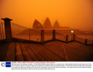 Red dust storm hits Sydney, Australia - 23 Sep 2009
