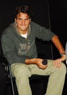 USA Roger Federer at Niketown 