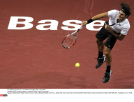 BASEL: Roger Federer at Davidoff Swiss Tennis Tournament