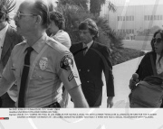 USA:ROMAN POLANSKI A LA SORTIE DE SON PROCES