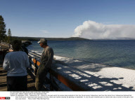 WY: ARNICA FOREST FIRE IN YELLOWSTONE PARK