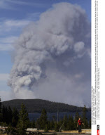 WY: ARNICA FOREST FIRE IN YELLOWSTONE PARK