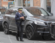 RIO FERDINAND GETS A PARKING TICKET