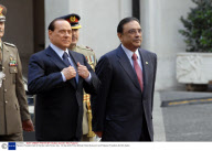 Pakistan President Asif Ali' Zardari visits Rome, Italy - 30 Sep 2009