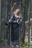 *EXCLUSIVE* Kirstie Alley has entered the monkey cage