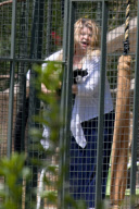*EXCLUSIVE* Kirstie Alley has entered the monkey cage