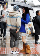X FACTOR FINALISTS OUT AND ABOUT IN LONDON