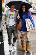 X FACTOR FINALISTS OUT AND ABOUT IN LONDON