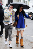 X FACTOR FINALISTS OUT AND ABOUT IN LONDON