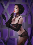 Burlesque dancer DITA VON TEESE presents her new Wonderbra underwear line 'Party Edition' in Madrid