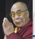 The Dalai Lama at a press conference at the Bell Center in Montreal, Canada - 03 Oct 2009