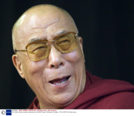 The Dalai Lama at a press conference at the Bell Center in Montreal, Canada - 03 Oct 2009