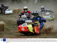 British Lawn Mower Racing event at Knebworth Country Fair, Britain - 03 Oct 2009