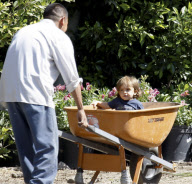 Levi McConaughey plays with the gardners! EXCLUSIVE - Part 2