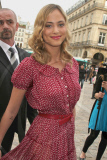 Celebrity Arrivals at "Louis Vuitton" Pret-A-Porter Fashion Show