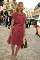 Celebrity Arrivals at "Louis Vuitton" Pret-A-Porter Fashion Show