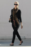 Nicky Hilton is happy after fur shopping