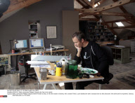 GENEVA: Swiss cartoonist Philippe Chapuis aka Zep in his studio
