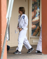 Michael Jackson's 3 children go to Karate Class