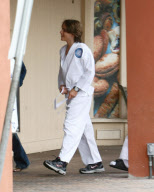 Michael Jackson's 3 children go to Karate Class