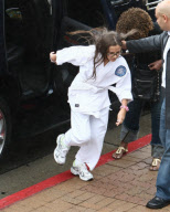 Michael Jackson's Three Kids Go To Karate Class