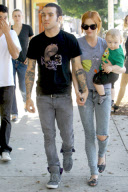 Ashlee Simpson and Pete Wentz out with Bronx