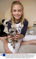 The Crane family, who specialise in hiring out animals for children's parties, East Hagbourne, Oxon, Britain - 2009